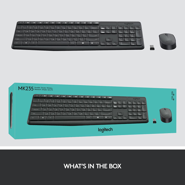 Logitech MK235 Wireless Keyboard & Mouse Combo