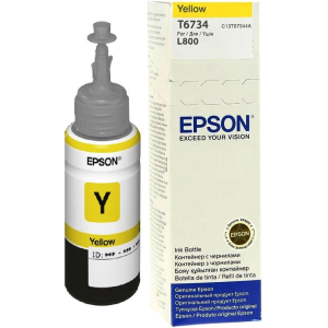Epson T6734 Yellow EcoTank Ink Bottle