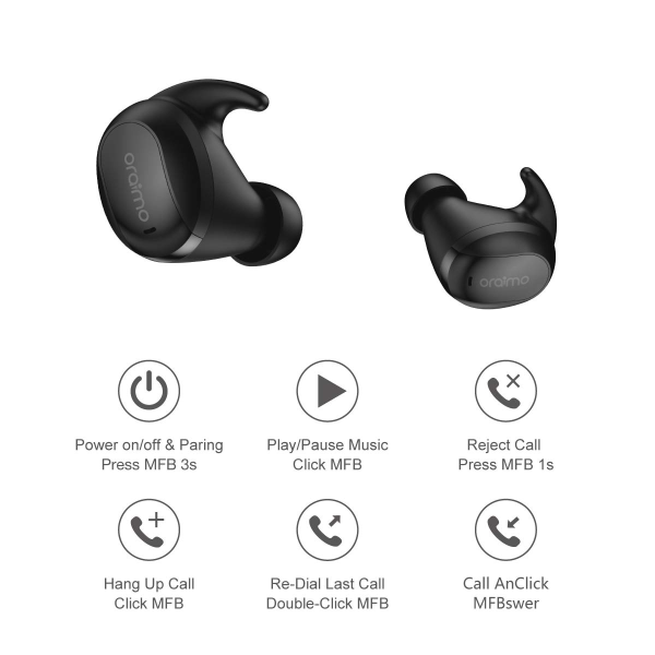 Oraimo AirBuds-True TWS Wireless Stereo Earbuds 