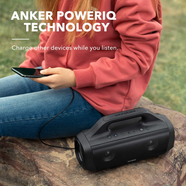 Anker Soundcore Motion Boom Outdoor Speaker with Titanium Drivers, BassUp Technology