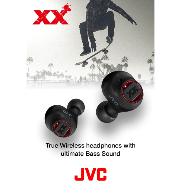 JVC HA-XC50T XX True Wireless Headphone Earbuds with Deep Bass