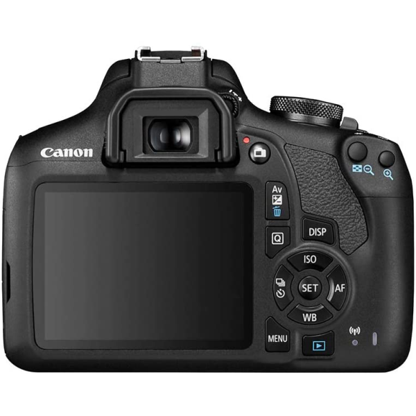 Canon EOS 2000D DSLR Camera and EF-S 18-55 mm f/3.5-5.6 IS II Lens, Black 