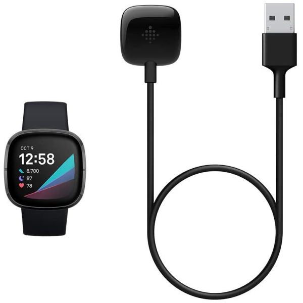 Fitbit Sense and Versa 3 Charging Cable, Official Fitbit Product