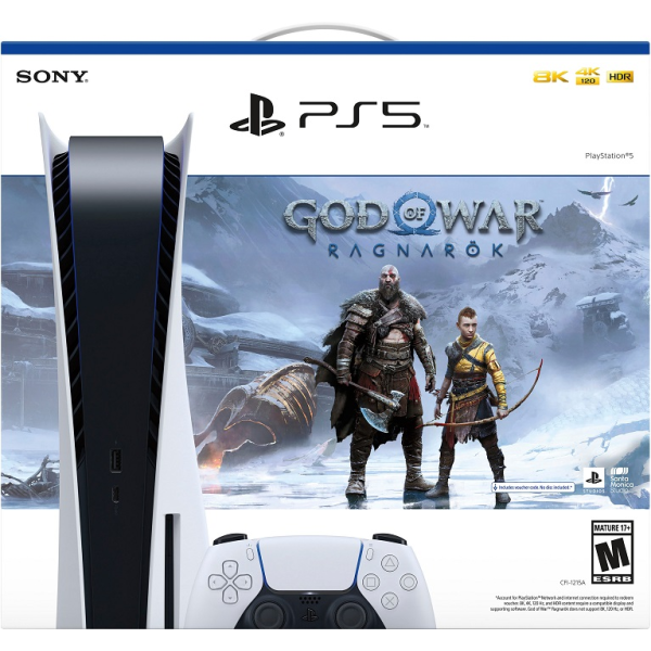 Sony PlayStation 5 Console – God of War Ragnarök Bundle