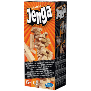 Hasbro Jenga Classic Game (54 hardwood JENGA blocks )