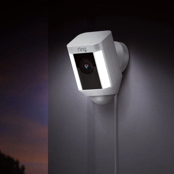 Ring Spotlight Wired Cam - WiFi Smart Home Security Camera 