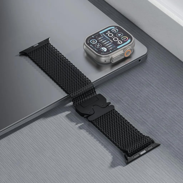 Green Lion Milanese Loop Strap for Apple Watch 42/44/45/46/49mm