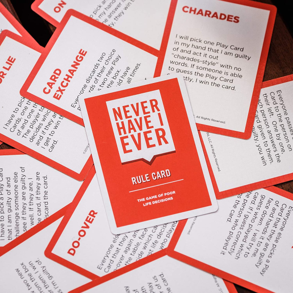 Never Have I Ever -The Game of Poor Life Decisions Card Game 