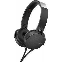 Sony MDR-XB550AP Extra Bass Headphones, Black 