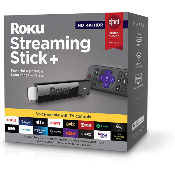 Roku Streaming Stick+ | HD/4K/HDR Streaming Device 