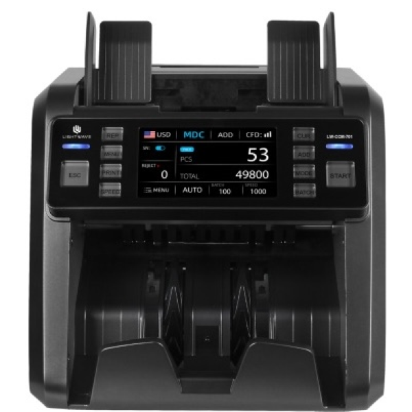 Lightwave LW-CCM-701 Touchscreen Money Counting Machine 