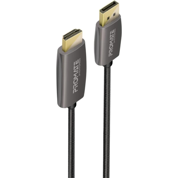 Promate ProLink-DP-200 DisplayPort to HDMI Cable 4K@60Hz 