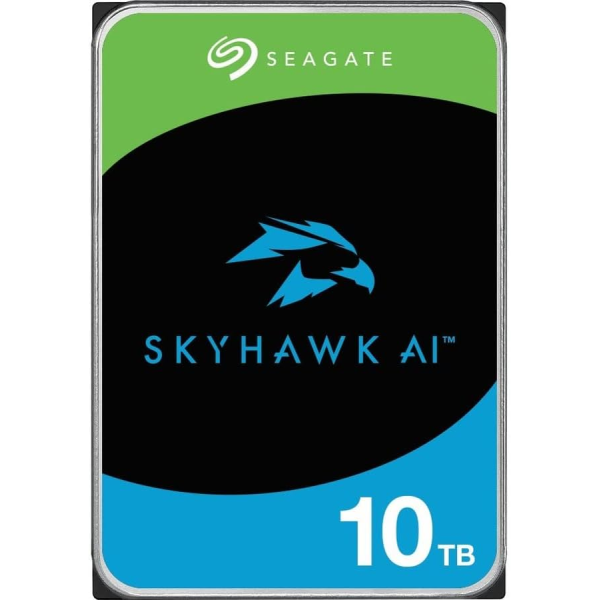 Seagate Skyhawk AI 10TB Surveillance Internal Hard Drive 
