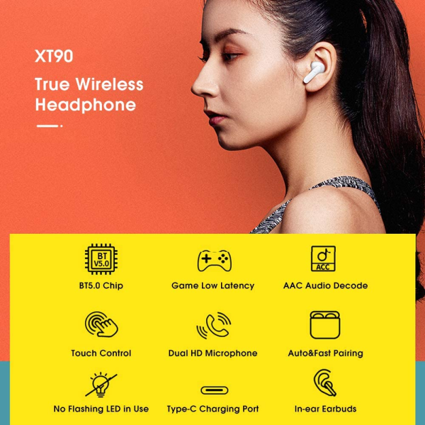 Lenovo XT90 TWS True Wireless Earbuds In-ear Earbuds Bluetooth 5.0