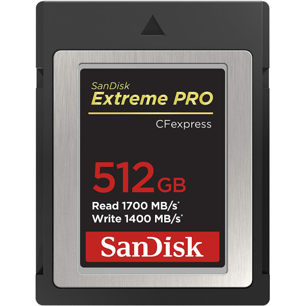 SanDisk 512GB Extreme PRO CFexpress Card Type B - SDCFE-512G-GN4NN 