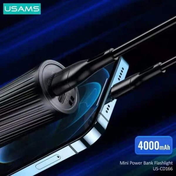 Usams US-CD166 Power Bank Flashlight 4000mAh 