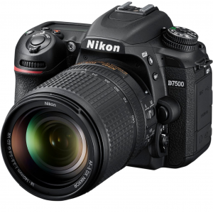 Nikon D7500 DSLR 4K Video Camera with AF-S DX NIKKOR 18-140mm f/3.5-5.6G ED VR lens - Black