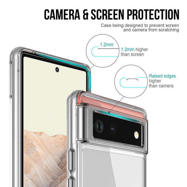 Shockproof Clear Case for Google Pixel 6/6Pro