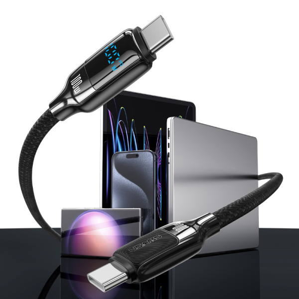 USAMS USB-C To USB-C Digital Cable 100W - 1M