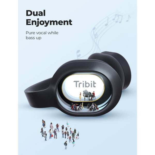 Tribit QuietPlus 50 Wireless Active Noise Cancelling Headphones 