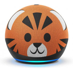 Amazon Echo Dot (4th Gen) Kids Edition Smart Speaker Tiger 