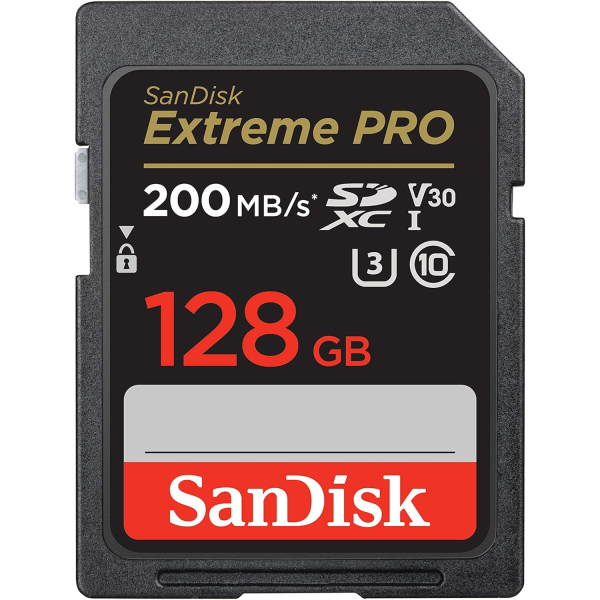 SanDisk Extreme PRO UHS-I SDXC Memory Card 128GB