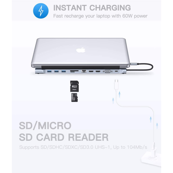 Baseus 11-in-1 USB C Hub, Docking Station