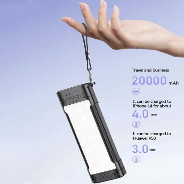 Awei P175K Power Bank 20000mAh 22.5W with Outdoor Light 
