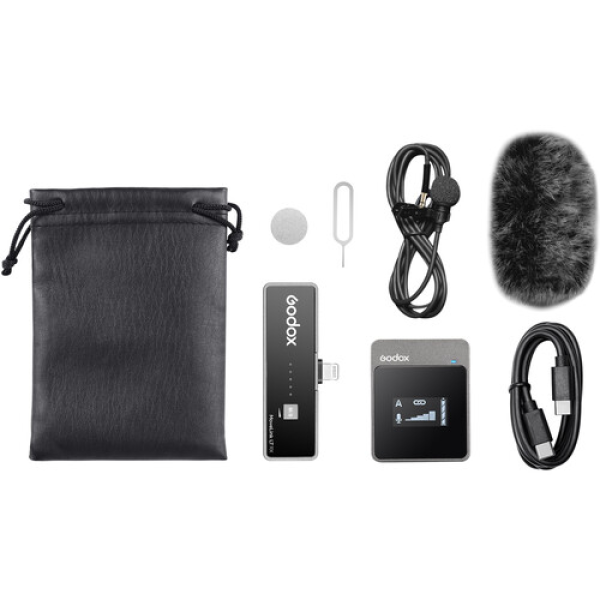 Godox MoveLink LT1 Compact Digital Wireless Microphone with Lightning (2.4 GHz)