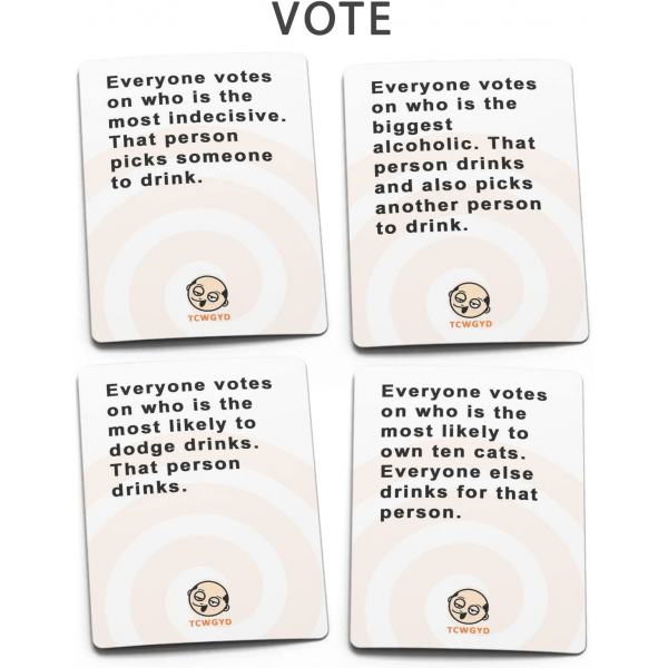 These Cards Will Get You Drunk - Fun Adult Drinking Game for Parties 