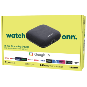 onn. Google TV 4K Pro Google TV Streaming Device