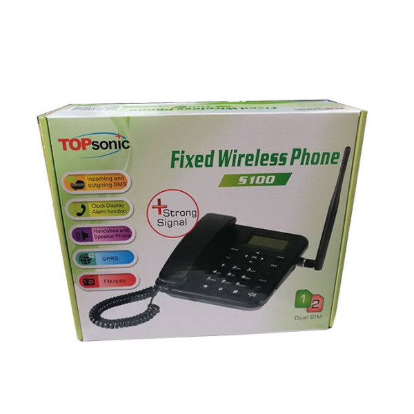 TOPSONIC S100 Home/Office Desktop GSM Dual Sim Phone