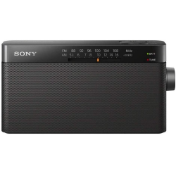 Sony ICF-306 Portable AM/FM Radio - Black