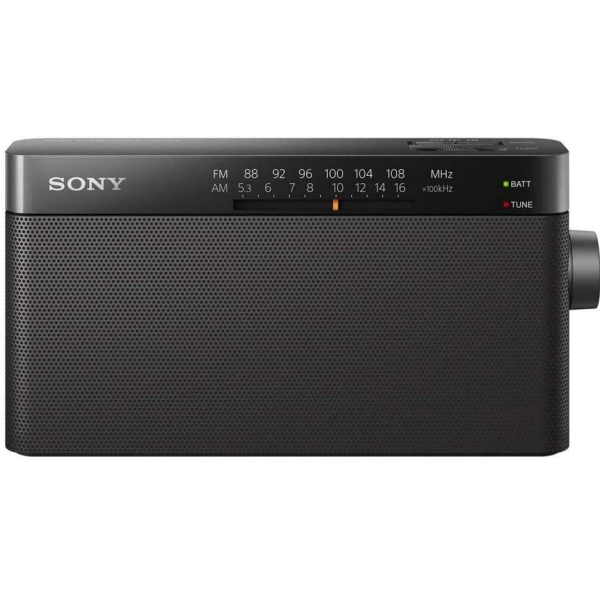Sony ICF-306 Portable AM/FM Radio - Black