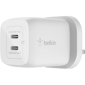 Belkin BoostCharge Pro Dual 65W USB-C GaN Wall Charger