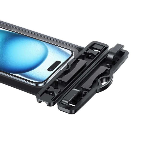 USAMS YD014 IP68 Waterproof Double-Space PVC Phone Pouch