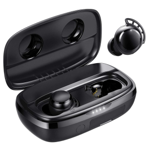 Tribit Flybuds 3 Bluetooth 5.0 Earbuds,IPX7 Waterproof, 100H Playtime