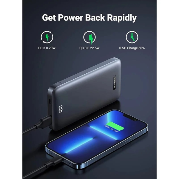 Ugreen 20W 10000mAh Power Bank - PB198