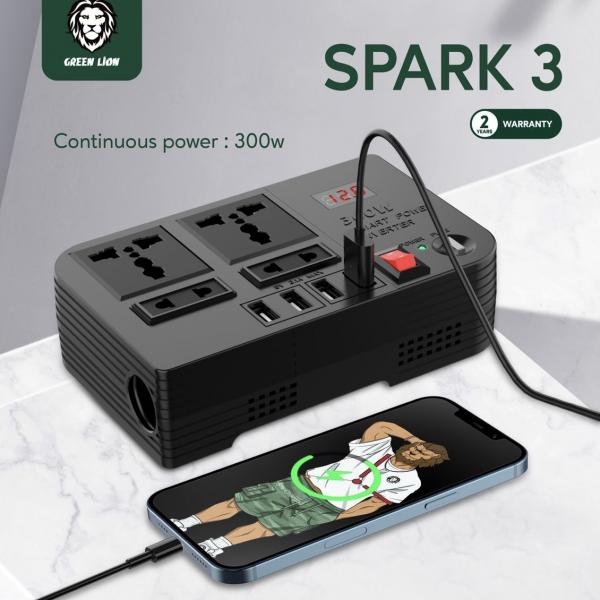 Green Lion Spark 3 300W Car Power Inverter 