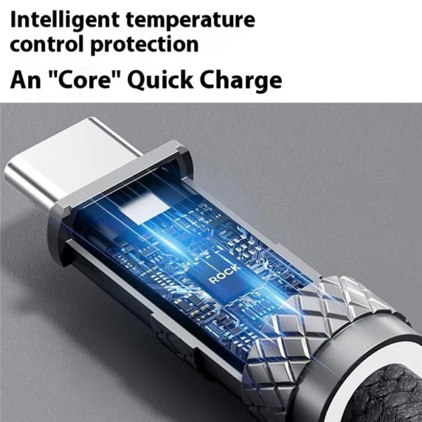 ROCK Phone Lanyard USB-C to USB-C Cable 60W 30cm