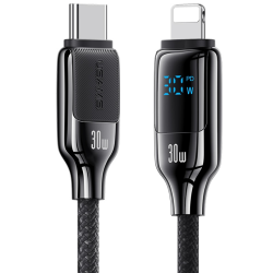 USAMS USB-C To Lightning Braided Cable 30W - 1M