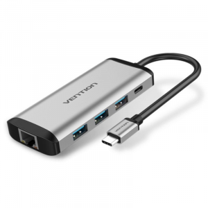 Vention USB Type C to Multi-Function 5 IN 1 Hub / Docking Station 