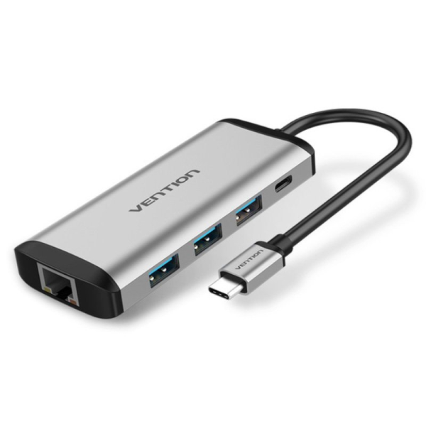 Vention USB Type C to Multi-Function 5 IN 1 Hub / Docking Station 