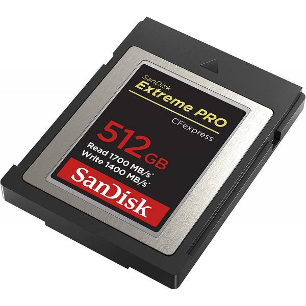 SanDisk 512GB Extreme PRO CFexpress Card Type B - SDCFE-512G-GN4NN 