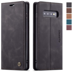 CaseMe Magnetic Leather Flip Cover for Samsung Galaxy S10,S10+