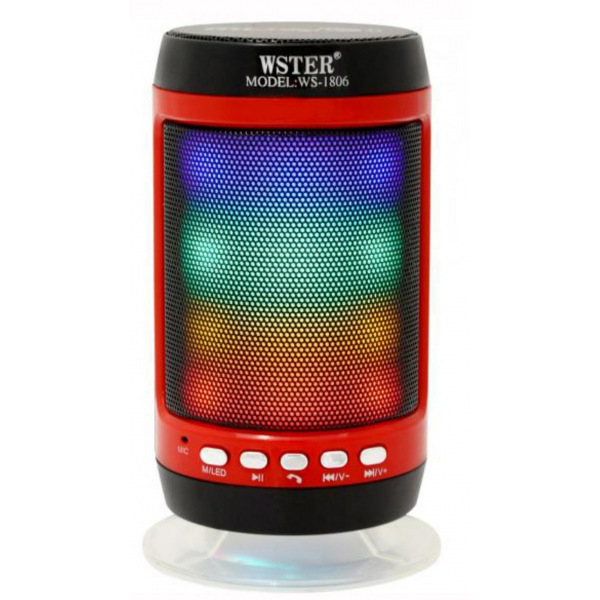 Wster WS-1806 Bluetooth Speaker Radio,USB,card and AUX mode