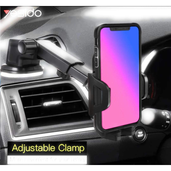 Yesido Car Holder-c23 Universal Car Mount Holder for All Mobile Phones 