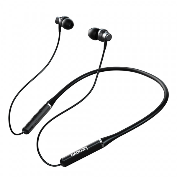 Lenovo XE05 Neckband Wireless Bluetooth Headset - Black 