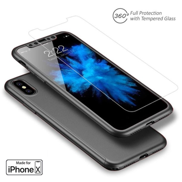 360 Full Cover Protect Case For iPhone XS Max