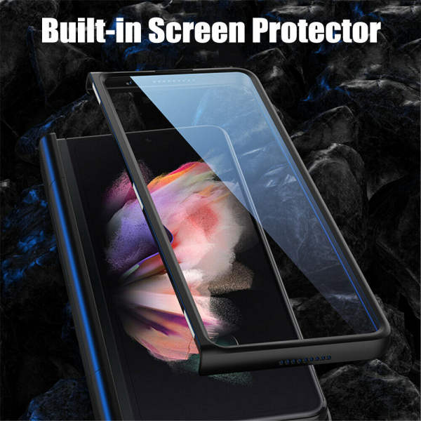 GKK Magnetic Stand Hinged Armor Glass Screen Case For Samsung Galaxy Z Fold 4 5G